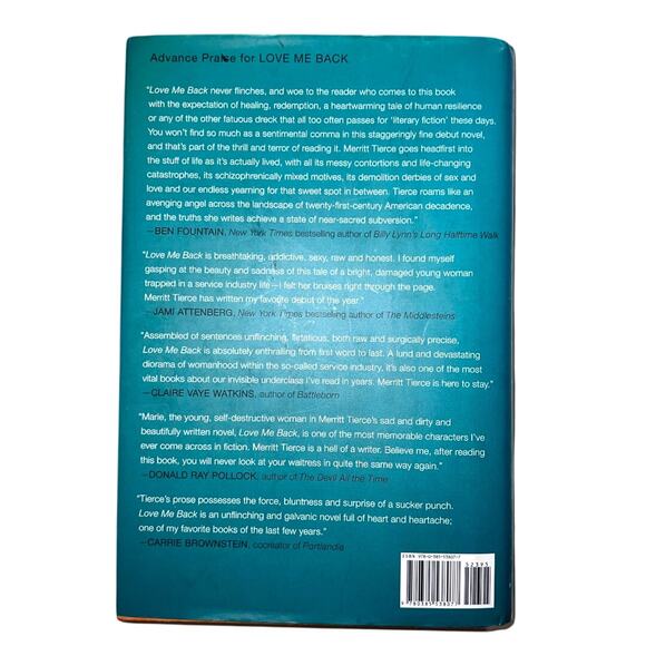 Love Me Back by Merritt Tierce Hardcover First Edition 2014 | Literary Fiction - Picture 2 of 9